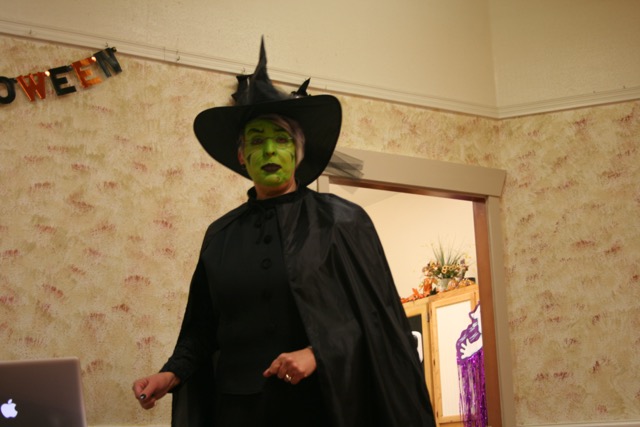 Halloween fun as Wicked Witch